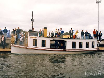 Höyryvene Satu Turussa 1998.