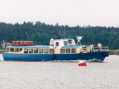 Kauris vesibussina Turussa 1992.