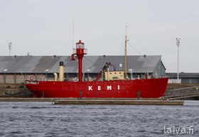 Majakkalaiva Kemi museona Kotkassa