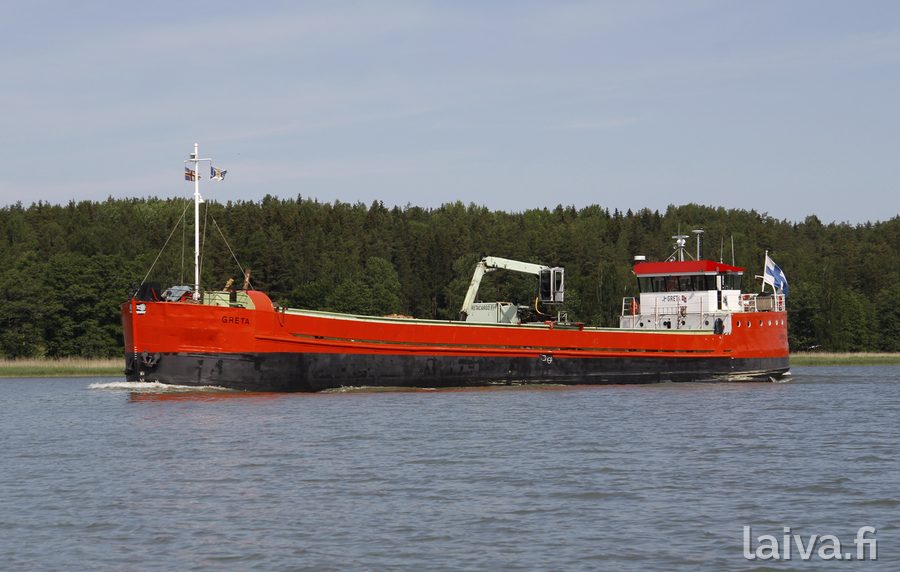 Leonie Greta-nimisenä Turun saaristossa vuonna 2021.