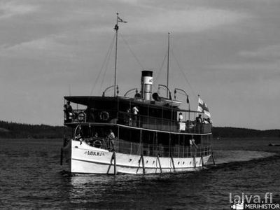 Lokki ammattiliikenteessä Saimaalla 1989.